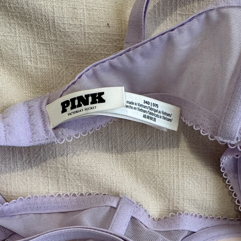 VS Lavender Balconette Push Up Bra - Picture 5 of 6